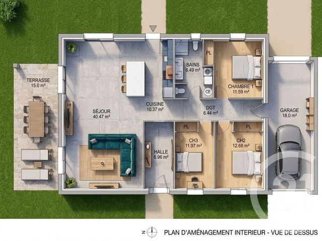 maison à vendre - 4 pièces - 115.0 m2 - CIZOS - 65 - MIDI-PYRENEES - Century 21 Gm Immobilier